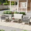 Sapphtopaz Patio Furniture Set Rope Outdoor Chairs Conversation Sectional Sofa Set with Coffee Table Patio Chairs for Porch, Garden - 2 of 4
