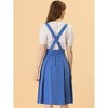 INSPIRE CHIC Women's High Waist Overall Corset Skater Suspender Dresses - 3 of 4