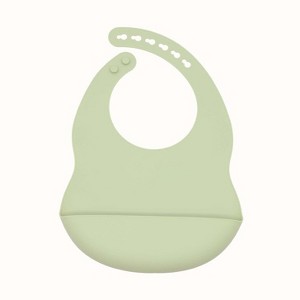 MyKids-USA Baby Solid Color Food Grade Silicone Bibs - 1 of 3