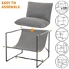 COZONY 31" Modern Accent Chair, Linen Upholstery, High-Density Foam, Sturdy Metal Frame, Easy Assembly, Living Room, Bedroom, Home Office - 4 of 4