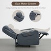 Spruce & Spring Power Genuine Leather Recliner Chair Lay Flat Recliner - 2 of 4