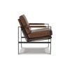 Signature Design by Ashley Contemporary Puckman Accent Chair Brown/Silver Finish - 3 of 4