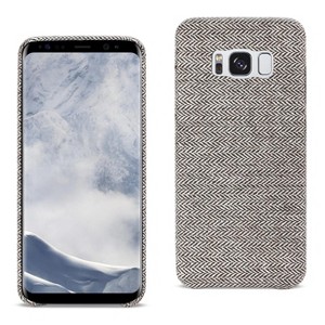 Reiko Samsung Galaxy S8 Edge/ S8 Plus Herringbone Fabric in Dark Gray - 1 of 4