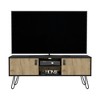 INFURNIC TV Stands and Consoles Modern Entertainment Center with Cabinets and Open Shelves for Living Room Bedroom, Multicolor, 49.6"*16.5"*3.5" - 3 of 4