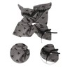 Unique Bargains Fashion Bow Hair Ties for Home Gray 1 Pc - 3 of 4