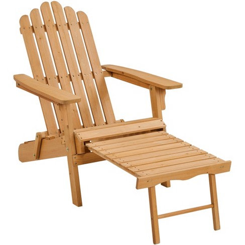 Yaheetech Folding Adirondack Chair with Leg Rest - image 1 of 4