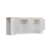 Famapy White Modern Fashion Style Kitchen Island with Storage - 4 of 4