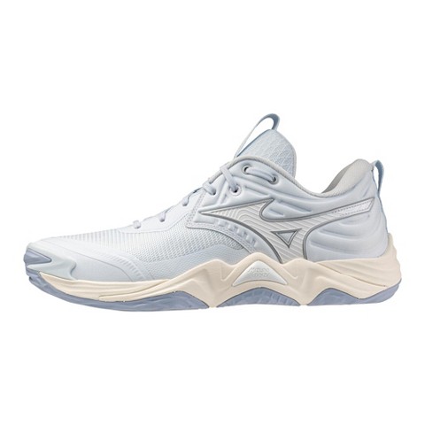 Mizuno Wave Momentum Elite Volleyball Shoe, 12 1/2, White-Lightning Yllw