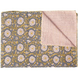 Taj Hotel Kantha Cotton Throw | 50"x70" | B - 1 of 4