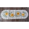 Jiallo Sunflower Embroidered Cutwork Rectangular Table Runner, 16 by 45 inch Table Linen Decor, Water Resistance, Machine Wash safe - 3 of 4