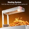 Food Heat Lamp Bulbs Electric Commercial Food Warmer Lamp with Free-Standing, 750W Heat Lamp, Stainless Steel Food Warmer - 3 of 4