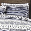 Lush Décor 3pc Hygge Geo Reversible Cotton Quilt & Sham Set - 3 of 4