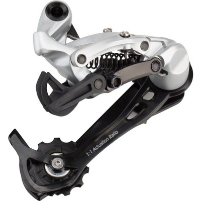 SRAM X5 Rear Derailleur Rear Derailleur - Silver, Drivetrain Speeds: 9,  Rear Der/Shifter Compatibility: SRAM 1:1