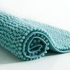 ChicFurnit Bath Rug and Mat Plush Chenille Bath Mat Quick Drying Non-Slip for Bathroom Use, Blue, 17"*48"*0.59" - 3 of 4