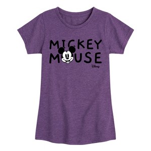 Girls' - Disney - Mickey & Friends Fitted Short Sleeve Graphic T-Shirt - 1 of 4