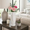 Decorative Vase for Modern Interiors - Table Vase with Sculpted Face Design - Accent Vases for Bookshelf, Mantel, or Coffee Table Styling - 2 of 4
