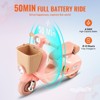Christmas Gift! Kids Ride on Motorcycle 12V Electric Motor Trike with LED for Kids Aged 3+ - 4 of 4