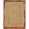 Unique Loom Braided Jute Manipur Border Indoor Braided Area Rug - image 2 of 4