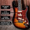 Sawtooth ES Series Electric Guitar, Black with Chrome Pickguard - 2 of 4