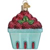 Old World Christmas Glass Blown Ornament for Christmas Tree, Carton of Raspberries - 3 of 4