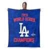 2025 World Series Championship Los Angeles Dodgers Five Tool Silk Touch Throw Blanket 50x60 inches - 2 of 4