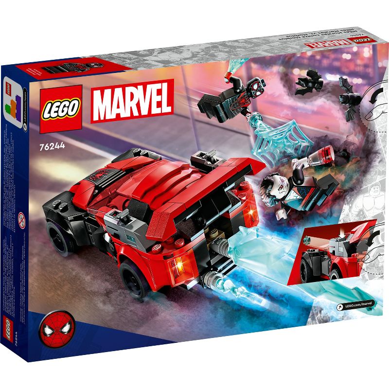 LEGO Marvel Miles Morales vs. Morbius Toy Car Set 76244, 5 of 8