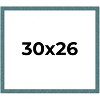 PosterPalooza | Simple Blue Picture Frame - UV Acrylic, Backing Board, Hanging Hardware Included - 2 of 4