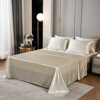 Satin Comforter Set with Sheet Set – 8-Piece Silk-Like Bed in a Bag, Luxury Soft Microfiber Bedding with Cushion Cover - 3 of 4