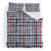 Deny Designs Ninola Design Checks Tartan Blue King Duvet and Sham 3pc Set - 2 of 4