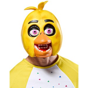 Rubies Adult Five Nights At Freddy's Chica Overhead Latex Mask- One Size Fits Most - 1 of 4
