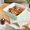 Gibson 8.25 Inch x 8 Inch Stoneware Baker in Mint - 3 of 3