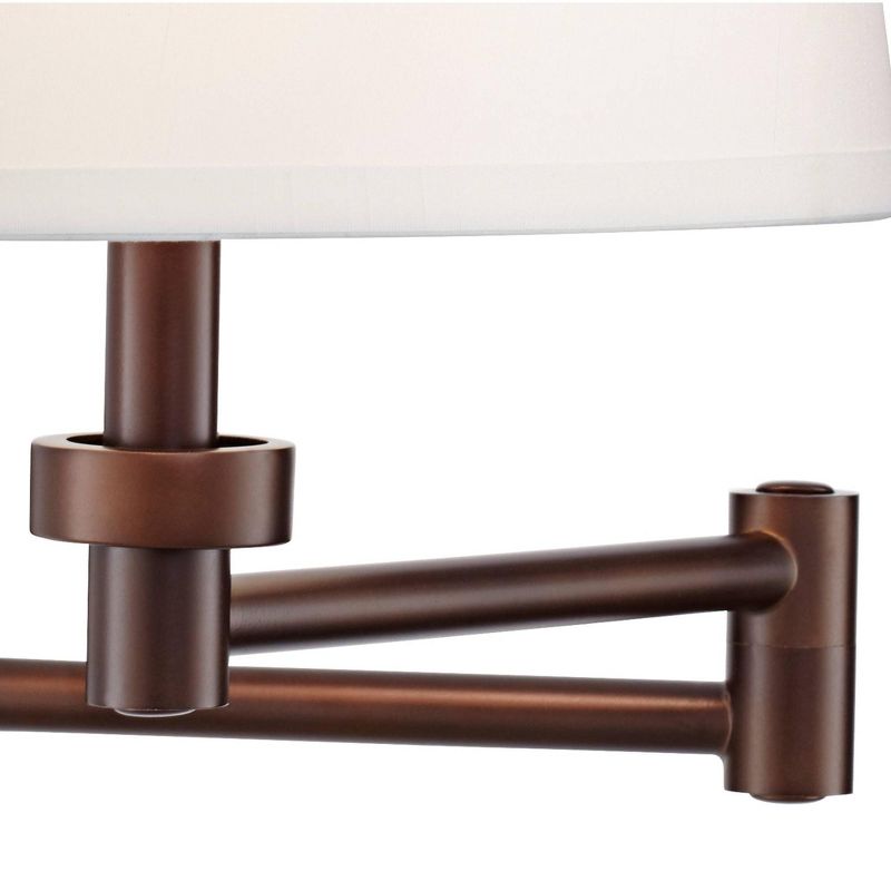 360 Lighting Vero Rubbed Bronze Plug-In USB Swing Arm Wall Lamps Set of 2, 5 of 10