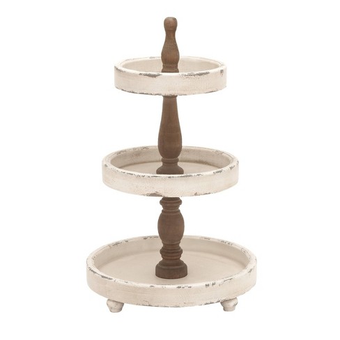 Farmhouse Style Three Tier Stand