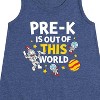 - Dr. Seuss - Pre-K Out Of This World Cat in the Hat Graphic Sleeveless Aline Dress - 2 of 4