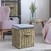 Sorbus 11 Inch Foldable Fabric Storage Cube Bin with Handles - for Organizing Pantry, Closet, Nursery, Playroom, and More - 2 of 4