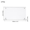 Unique Bargains Home Office Double-Sided Magnetic Acrylic Picture Frame - 2 of 4
