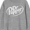 Dr Pepper Logo Adult Athletic Heather Crew Neck Long Sleeve Sweatshirt - 2 of 3