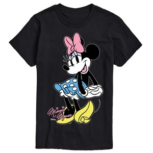 Men's - Disney - Minnie Mouse Pose- Men's Short Sleeve Graphic T-Shirt Short Sleeve Graphic T-Shirt - 1 of 4