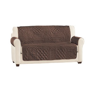 Collections Etc Pinsonic Patchwork Quilted Furniture Cover - 1 of 3