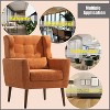 NicBex Modern Chenille Button-Tufted Accent Chairs for Living Room,Comfy Upholstered Arm Chairs,Soft Padded Lounge Chair - 4 of 4