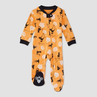 Image of Burt's Bees Baby® Baby Magic Mischief Sleep N' Play - Orange Newborn