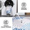 Non-Slip Rug Machine-Washable 9x12 ¨C Tropical Floral Soft Thin Carpet Foldable, Fade-Resistant, Shed-Free, Easy Clean - 3 of 4