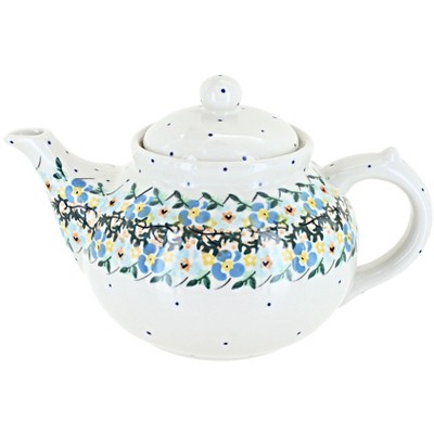 Blue Rose Polish Pottery 613 Millena Teapot