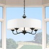 Livex Lighting Edinburgh 5 - Light Pendant in  Black - 3 of 4