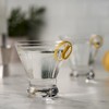 True Stemless Martini Glasses, Set of 4, 8 oz Modern Cocktail Glasses for Martinis, Cosmopolitans, Cocktail Glass Set, Dishwasher Safe, 8 oz, Set of 4 - 4 of 4