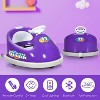 Infans Kids Ride On Car, 6V Bumper Car Electric Vehicles with 2 Driving Modes Purple - 3 of 4
