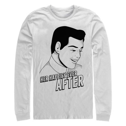 Men's Cinderella Prince Charming Happily Ever After Long Sleeve Shirt - image 1 of 4