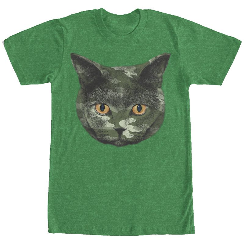 Men's Lost Gods Camouflage Cat T-Shirt, 1 of 4