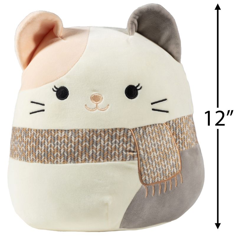 Squishmallow 12" Camette The Cat - Official Kellytoy - Soft and Squishy Cat Stuffed Animal Toy - Great Gift for Kids - 12-inch, 4 of 6
