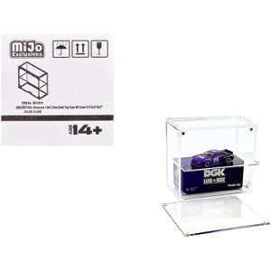 Showcase 2 Cars Desk Top Display Case with Cover "Mijo Exclusives" for 1/64 Scale Models - 1 of 4